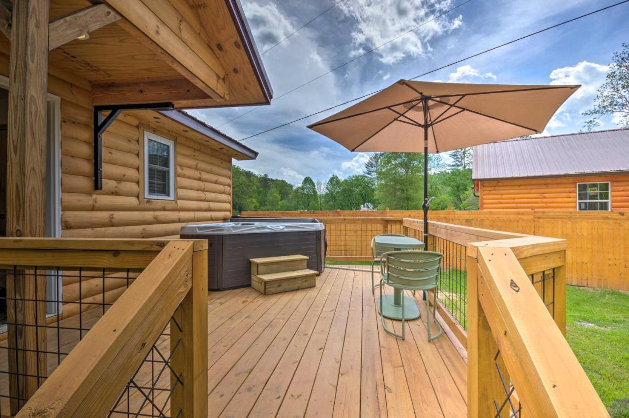 Cozy Cabin On Tuckasegee River - Near Bryson City Extérieur photo